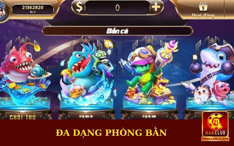 da-dang-hang-phong Bắn cá Thần Rồng Manclub - Không Bao Giờ Hết Hot